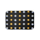 LEIDENE lichten, close-up abstracte achtergrond. Badmat (Voorkant)