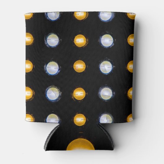 LEIDENE lichten, close-up abstracte achtergrond. Blikjeskoeler (Voorkant)