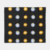 LEIDENE lichten, close-up abstracte achtergrond. Fleece Deken (Voorkant (Horizontaal))
