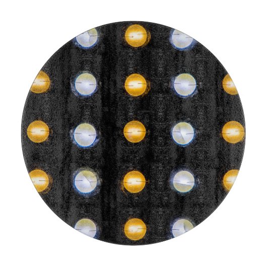 LEIDENE lichten, close-up abstracte achtergrond. Snijplank (Voorkant)