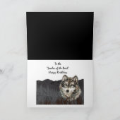 Leider van de Humor van de Birthday Pack Wolf Anim Kaart (Binnen)