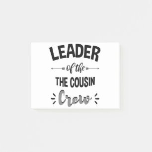 Leider Van De Neef Crew Grappige Neef T-shirt Post-it® Notes