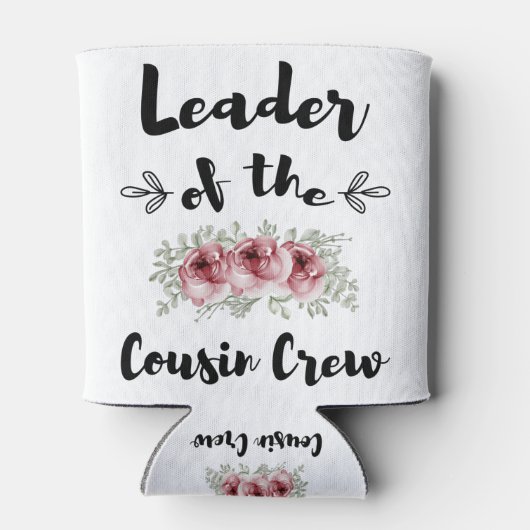 Leider van het neef-Shirt met neef-neusneef Blikjeskoeler (Achterkant)