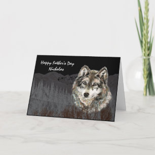 Leider van het Pack Vader Douanenaam Wolf Animal Kaart