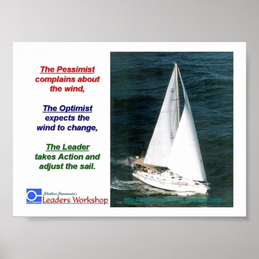 Leiders - Aanpassing-hun-Sail Poster (Voorkant)