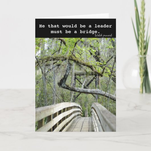 Leiderschap Bedankkaart (Voorkant)