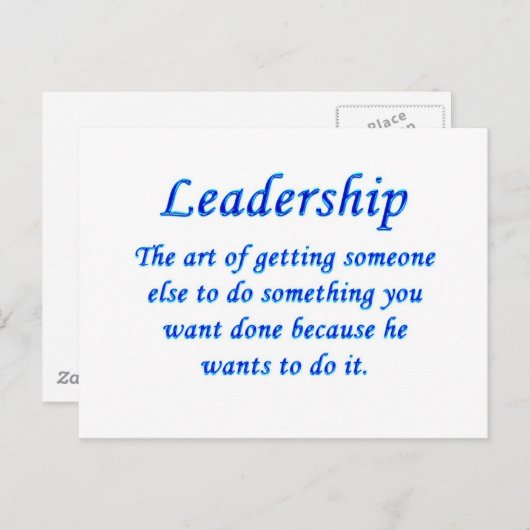 Leiderschap Briefkaart (Voorkant / Achterkant)