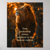 Leiderschap en Moed Poster (Voorkant)