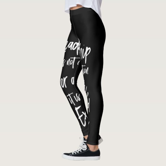 leiderschap is een voorbeeld leggings (Links)