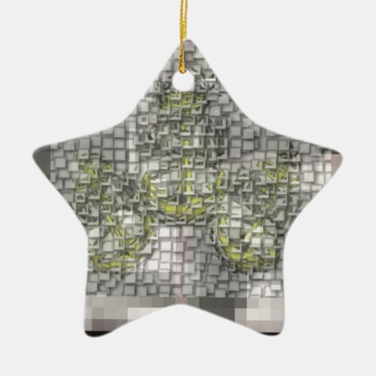 Leiderschap is niet moeilijk te vinden keramisch ornament (Voorkant)