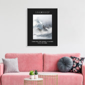 Leiderschap motivatie inspirerend citaat canvas afdruk (Insitu (Woonkamer))