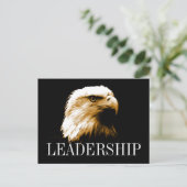 Leiderschap Motivatie Kale Eagle Briefkaarten (Staand voorkant)