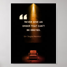 Leiderschaps-Posters - Douglas MacArthur