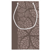 Leidingpatroonrand en achtergrond klein cadeauzakje (Achterkant)