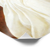 Leighton Eucharis Girl met mand van fruit CC0672 Perfect Poster (Hoek)