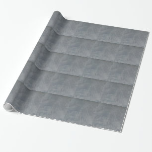 Leigrijze Venetiaans Pleisterwerk Cadeaupapier