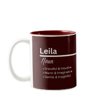 Leila Gepersonaliseerde Naam Koffiemok