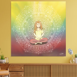 Leinwandruck Mandala Art Canvas Afdruk