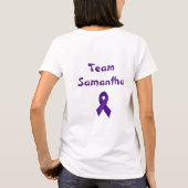 Leiomyosarcoma Awareness T-Shirt (Achterkant)