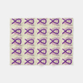 Leiomyosarcoma Cancer Sensibilisation Couvertures  (Devant (Horizontal))