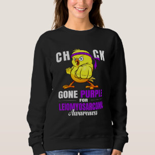 Leiomyosarcoma Warrior Chick Gone Paars voor Leiom Trui