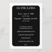 leipaarden herdenkingspaarten programma (Achterkant)