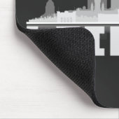Leipzig City Skyline Mousepad Muismat (Hoek)