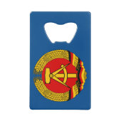 Leipzig, DDR - Oost-Duitsland Kredietkaart Flessenopener (Voorkant)