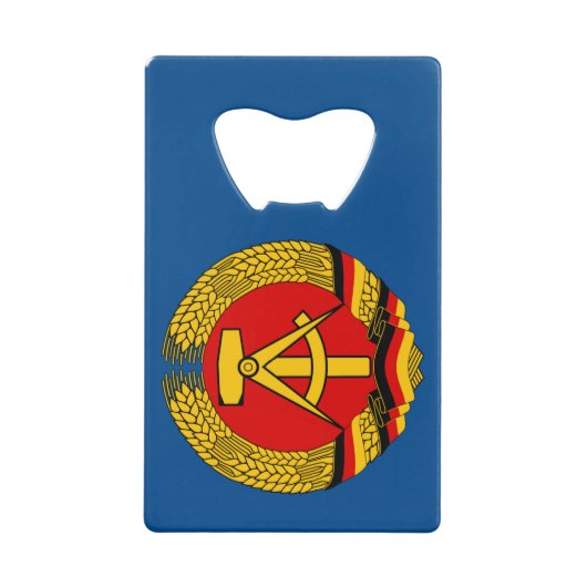 Leipzig, DDR - Oost-Duitsland Kredietkaart Flessenopener (Voorkant)