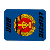 Leipzig, DDR - Oost-Duitsland Magneet (Horizontaal)