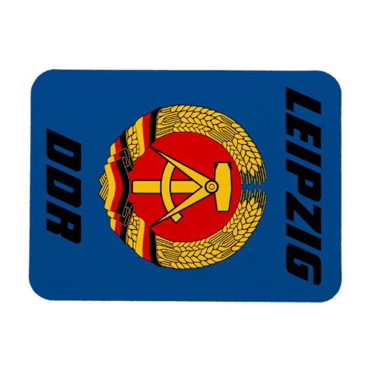 Leipzig, DDR - Oost-Duitsland Magneet (Horizontaal)