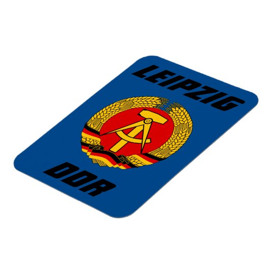 Leipzig, DDR - Oost-Duitsland Magneet (Linkerzijde)