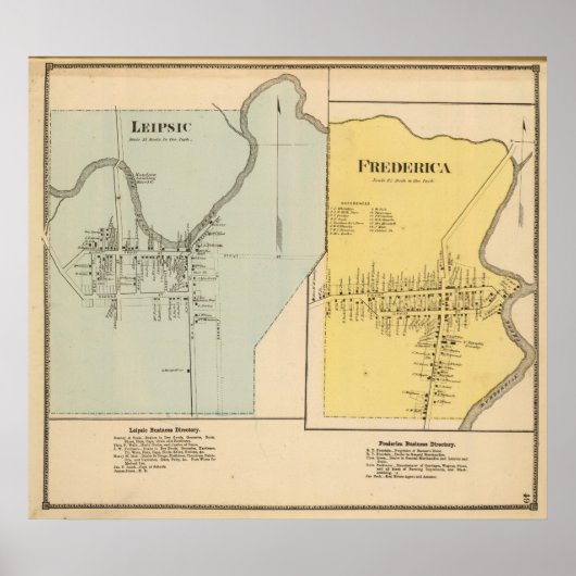 Leipzig, Frederica Poster (Voorkant)