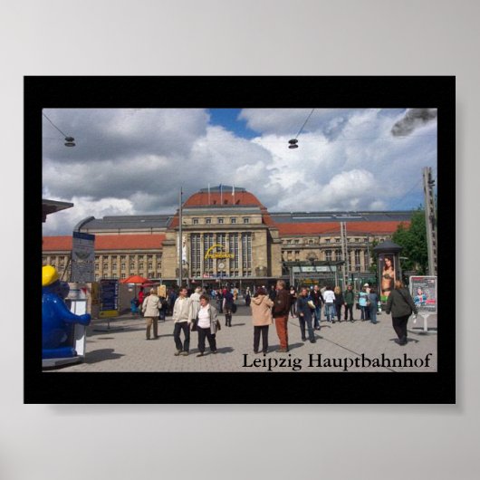 Leipzig Hauptbahnhof Poster (Voorkant)