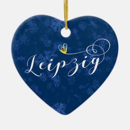 Leipzig Heart, Ornament kerstbomen, Duitsland (Voorkant)