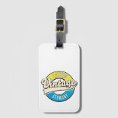 Leipzig-logo. Bagagelabel (Voorkant (verticaal))