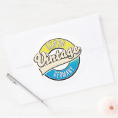  Leipzig-logo. Ronde Sticker (Envelop)