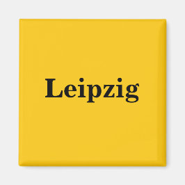 Leipzig Magnet - Schild Gold Gleb Magneet