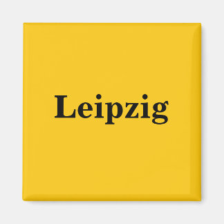 Leipzig Magnet - Schild Gold Gleb Magneet