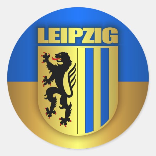 Leipzig Ronde Sticker (Voorkant)