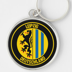Leipzig Round Emblem Sleutelhanger