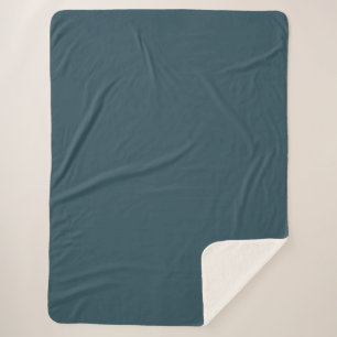 Leistblauw Sherpa Deken