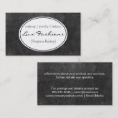 Leisteen Textuur Visitekaartje (Voorkant / Achterkant)