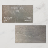 Leisteen Visitekaartje (Voorkant / Achterkant)