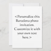 L'Eixample Invitation (Barcelone, Espagne) (Dos)