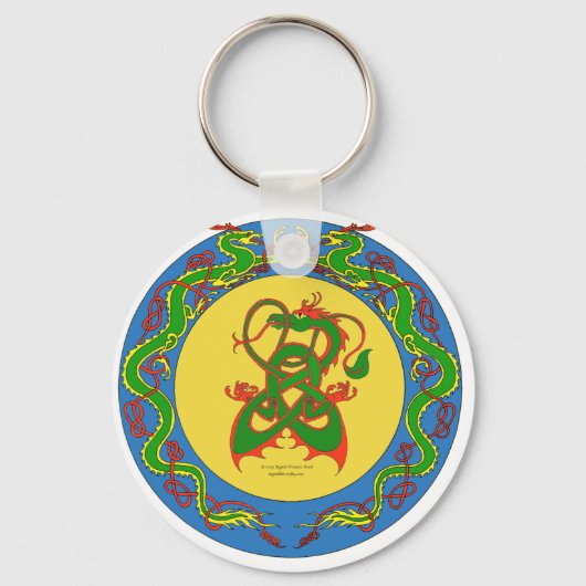 lekdrakenring sleutelhanger (Voorkant)