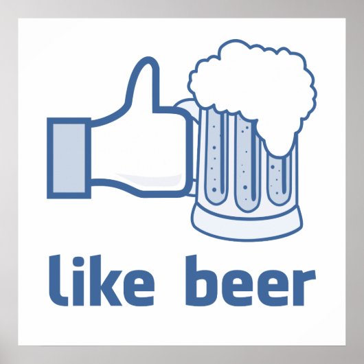 Lekker bier poster (Voorkant)