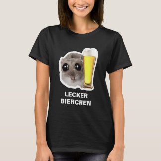 Lekker Bierchen Cute Hamster Bier T-shirt
