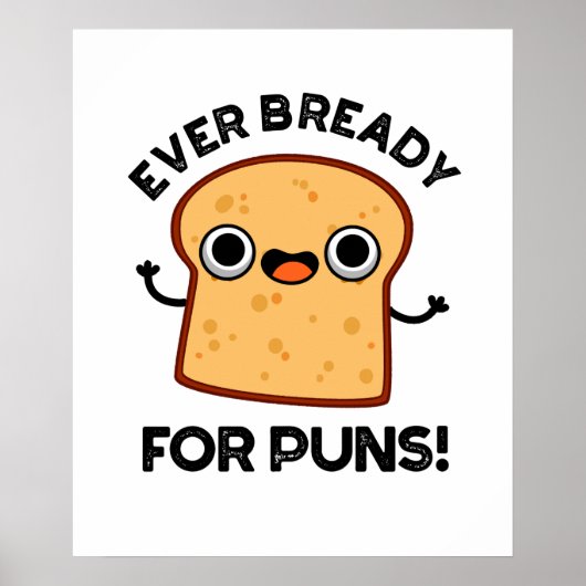 Lekker brood voor de puns poster (Voorkant)