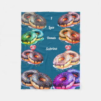 (lekker) donut fleece deken